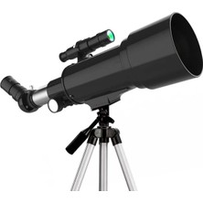 400X70MM Açıklıklı Refrakter Teleskoplar (15X-150X), Telefon Adaptörlü Reflex ( Lisinya )