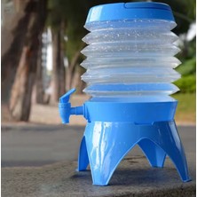 Gaman Katlanabilir Çeşmeli Su Sebili 5 Litre Piknik Kamp Su Ayran Meşrubat Içecek Bidonu