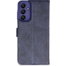 Eco Port Samsung Galaxy M15 Kılıf Trend S Plus Kapaklı Kılıf - Lacivert