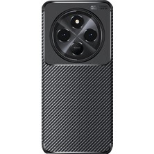 Eco Port Xiaomi Redmi 14C Kılıf Auto Focus Karbon Kapak - Siyah