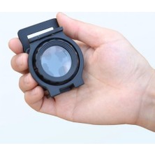 -Tekstilciler Için  Kumaş Kontrolü Büyüteç,katlanan, Metal 15X Büyütme ( Lisinya )