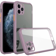 Eco Port Iphone 11 Pro Max Kılıf Miami Şeffaf Silikon - Açık Mor