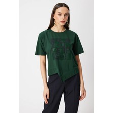 On Triko Pul Işlemeli T-Shirt 70416