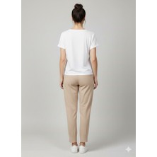 On Triko Paçası Dikişli Cepli Pantolon 72315