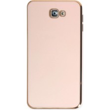 Eco Port Samsung Galaxy J7 Prime Kılıf Volet Silikon - Pembe