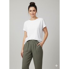 On Triko Paçası Dikişli Cepli Pantolon 72315