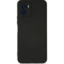 Eco Port Vivo Y15S Kılıf Nano Içi Kadife Silikon - Siyah