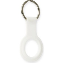 Eco Port Airtag Silikon Kılıf - Beyaz