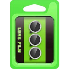 Eco Port Samsung Galaxy S25 Fe Raze Metal Kamera Lens - Gümüş