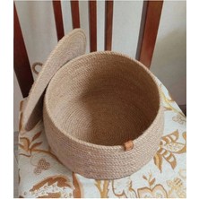 UltraMint Şık ve Hafif Hasır Sepet, Dekoratif ve Çok Amaçlı Ev Eşyası