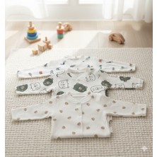 Gmn Collection 3'lü Figürlü Çıtçıtlı Bebek Tulum Seti
