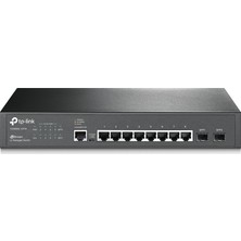 TP-LINK 8port TL-SG3210 GIGABIT 2X SFP Yönetilebilir Switch Masaüstü