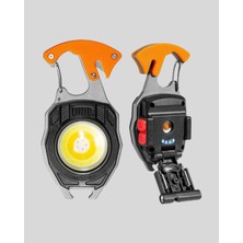 USB Şarjlı Mini LED Anahtarlık Fener - Lisinya
