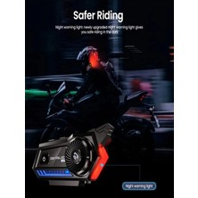 BT57 Motosiklet Kask Kulaklık Intercom Işıklı Motorsiklet Interkom - Lisinya