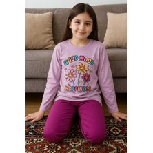 Tenra Kız Çocuk Pijama Takımı %100 Pamuk