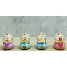 Şans Kedisi Işıklı Kar Küresi ALK4914 - Lisinya