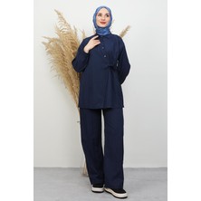 Tusem Bağlama Detay Takım Lacivert