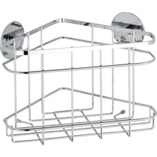 UltraMint Paslanmaz Çelik Yapışkanlı Banyo Rafı, Şampuanlık, Şık ve Pratik Tasarım