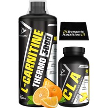 Dynamic Nutrition Thermo L-Carnitine 3000 mg 1000 ml + CLA 1000 mg 90 kapsül + Spor Havlu HEDİYE