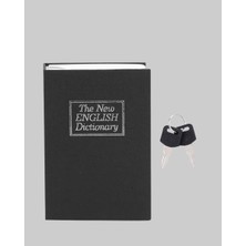 Anahtarlı Gizli Kitap Kasa – Metal Iç Yapı, Kamuflajlı Sözlük Tasarım - Lisinya
