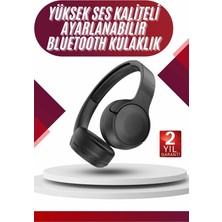 Yeni Nesil Kulak Üstü Bluetooth Kulaklık Type-C Girişli Yüksek Ses Kaliteli - Lisinya