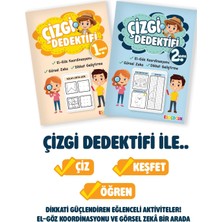 Esokal Esoçocuk Çizgi Dedektifi Seti 2 Kitap | Dikkat ve Görsel Algı Geliştiren Eğlenceli Etkinlik Aktivite Seti | 3–7 Yaş