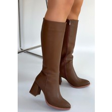 Morena Vizon Cilt Bejtopuklu Çizme - Lisinya