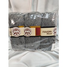 Ören Bayan Favori Tweed Gümüş El Örgü Ipi (3 Adet) - Renk: 008B