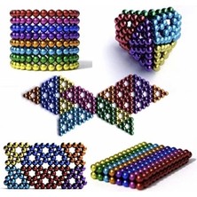 Sihirli Manyetik Toplar Dyum Mıknatıs Küp Bilye 216 Adet Cube Küp Dymium - Lisinya