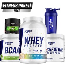 Proteinocean Fitness Paketi Mega - Birthday Cake Yeşil Elma