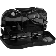 Araba Koltuk Arkası Katlanabilir Tepsi Siyah ( Lisinya )