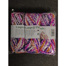 Ören Bayan Loops&threads Beyaz Ebruli El Örgü Ipi (3 Adet) - Kod: P5915