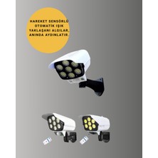 Kablosuz, Güneş Paneliyle Şarj Olan Dış Mekan Lambası – 8-10 Saat Aydınlatma Süresi - Lisinya