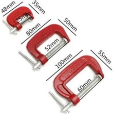 Doğrama ve Metal Sıkma Sıkıştırma Için 3lü Mini Mengene Aparat ( Lisinya )