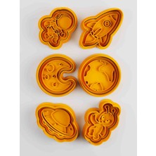 Yalgın 3D Uzay Temalı Oyun Hamuru Seti (6 Figür)