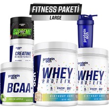 Proteinocean Fitness Paketi Large - Birthday Cake Yeşil Elma