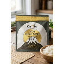 Kiyomi Organik Sushi Yaki Nori Gold- Kurutulmuş Deniz Yosunu 50 Adet