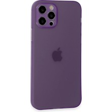 LTG Nova Newface Iphone 12 Kılıf Silikon - Koyu Mor