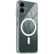 LTG Nova Newface Galaxy A07 4g Combo Sert Şeffaf Magsafe Kapak - Şeffaf