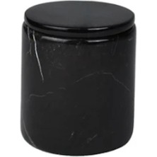 UltraMint Şık Siyah Mermer Desenli Pamukluk, Modern Ev Dekoru Için Ideal