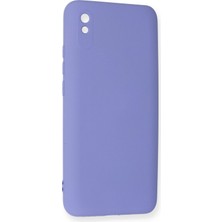 LTG Nova Newface Redmi 9A Kılıf Nano Içi Kadife Silikon - Lila