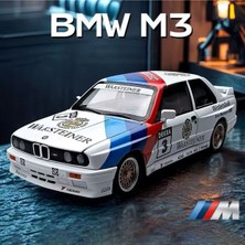 Scowetto 1988 Bmw 3 Serıes M3 White (E30) Bmw M3 Warsteıner Diecast Araba Bmw E30 Model Koleksiyonluk Araba