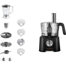 Karaca Mastermaid Power 10 In 1 Mutfak Robotu Black