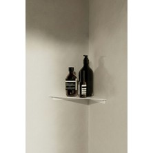 UltraMint Şık ve Pratik Banyo Köşe Rafı, Duvara Monte Şampuanlık & Organizer