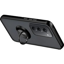 LTG Nova Newface Redmi 15 4g Montreal Yüzüklü Silikon Kapak - Siyah