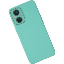 LTG Nova Newface Reno 7 Lite Kılıf Lansman Glass Kapak - Turkuaz