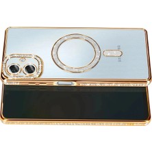 LTG Nova Newface Galaxy A07 4g Joke Simli Magneticsafe Kılıf - Gold