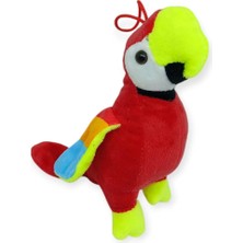 Peluş Sevimli Hayvanlar 25 cm - Kırmızı Papağan (Lisinya)
