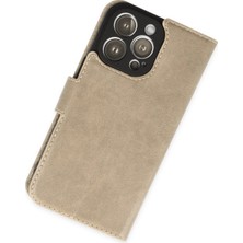 LTG Nova Newface Iphone 14 Kılıf S Kapaklı Kılıf - Gold
