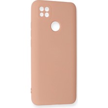 LTG Nova Newface Redmi 9c Kılıf Nano Içi Kadife Silikon - Pudra